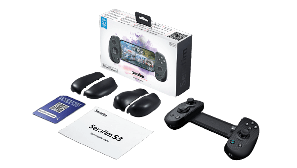 The Serafim S3 mobile gaming controller is a MFi-certified game controller